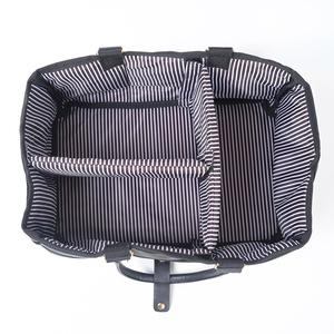 Mode féminine personnalisée, organisateur de couches de grande capacité pour dames, fourre-tout en <span class=keywords><strong>cuir</strong></span> végétalien PU Caddy de couches pour bébé - Product Image 5