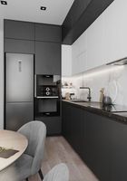 Fabricant de meubles de cuisine au design moderne, ensemble de meubles de cuisine modulaires pratiques, armoire de cuisine en bois de petite taille sur mesure