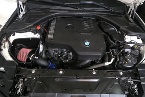 Entrée d'air froid de voiture en Fiber de carbone haute Performance EDDY avec tuyau pour <span class=keywords><strong>BMW</strong></span> 320i <span class=keywords><strong>325i</strong></span> 330i 335i G20 G21 G28 B48 système d'admission d'air - Product Image 4
