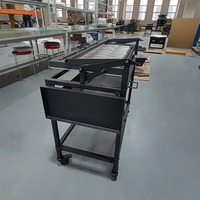 Barbecue compact moderne et luxueux pour le camping, support pliable pour barbecue au charbon de bois, design en acier de qualité supérieure, hauteur réglable, caractéristiques de sécurité