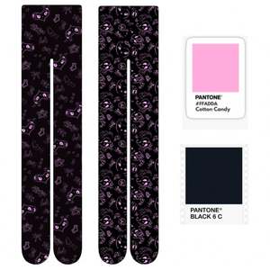 Calze <span class=keywords><strong>a</strong></span> rete con stampa anime in bianco <span class=keywords><strong>e</strong></span> nero - Product Image 6