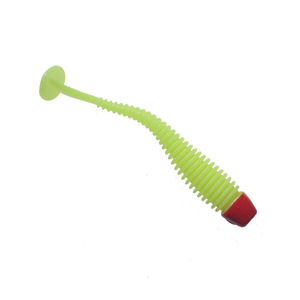 Señuelo suave con cola en T de 6 cm y 1,3 g, gusano artificial de silicona para pesca de lubina en agua dulce - Product Image 5