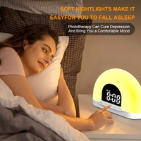 Vente chaude Enfants Adultes Chambre Intelligent Réveil Lumière Lever du Soleil Réveil