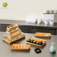 Boîte d'emballage en papier kraft moderne et luxueuse personnalisée pour sushis, étanche et écologique, idéale pour les nouilles sucrées et les plats à emporter