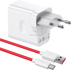 Para OnePlus 7 Pro 30W Warp Charger EU/US enchufe adaptador de pared 6A USB tipo-C Cable de carga rápida para OnePlus 7Pro <span class=keywords><strong>8</strong></span> Pro 1 + <span class=keywords><strong>7T</strong></span> Pro <span class=keywords><strong>8T</strong></span> - Product Image 1