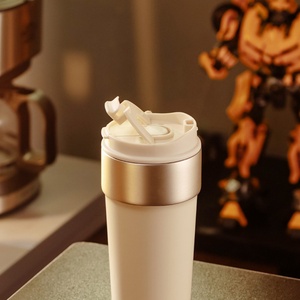 500ml Sublimation Ready Insulated Travel Mug Stainless Steel Coffee <b>Cup</b> Reusable Vacuum Flask for DIY - Product Image 5