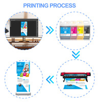 Encre à séchage rapide de haute qualité GOOSAM 5000ml CMYK 4 couleurs universelle 25PL 30PL 35PL 42PL pour impression extérieure sur bâches flexibles