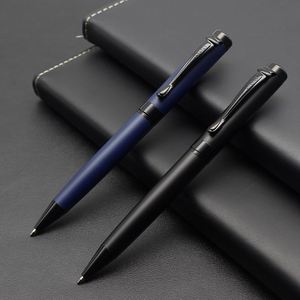 Matte Black Metal Click Ballpoint <b>Pen</b>, Minimalist Executive Signature <b>Pen</b> Custom Laser Logo for Business Corporate Office Gift - Product Image 1