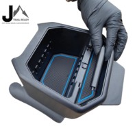 Boîte de rangement pour console centrale arrière de voiture, pour Suzuki Jimny JB64JB74 2018+, 3 portes, accessoires intérieurs, plateau de rangement