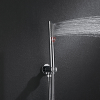 Supports de robinet de douche en laiton massif de couleur chrome