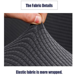 Inyahome sarung <span class=keywords><strong>Sofa</strong></span> kain Jacquard spandeks, pelindung <span class=keywords><strong>Sofa</strong></span> Anti selip untuk hewan peliharaan kucing anjing ruang tamu - Product Image 3