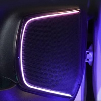 Kit d'éclairage d'ambiance pour voiture 26 en 1, 25 lumières, 64 couleurs, écran, contrôle par application, kit symphonie pour Toyota Alphard Vellfire 30 2015-2023