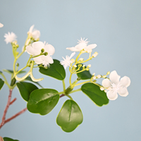 Plante artificielle de Cornus Florida (Sorbus florale) haut de gamme pour la décoration d'hôtels, mariages, salons, restaurants, jardins, porches et maisons