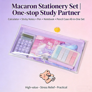Venta al por Mayor de <span class=keywords><strong>Cuadernos</strong></span> MIAX Bonitos con Calculadora, Bolígrafo, Notas Adhesivas, Artículos de Papelería de Fantasía para Oficina y Escuela - Product Image 1
