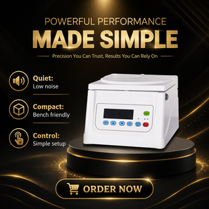 <span class=keywords><strong>Centrifugeuse</strong></span> d'<span class=keywords><strong>hématocrite</strong></span> de laboratoire programmable <span class=keywords><strong>à</strong></span> écran LCD, silencieuse et économique, pour usage médical, dentaire et esthétique - Product Image 6
