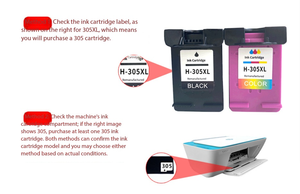 Compatible Full <strong>305</strong>/305XL Black Bulk Packaging <strong>Refillable</strong> Empty Fit 2710/2720/2320/6010/6020/2724/6012/6022 Series Printers - Product Image 6