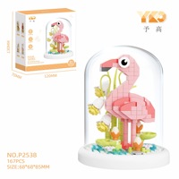 Set de Bloques de Construcción Micro de Loro Adorable, 298 Piezas, Mini Ladrillos de Diamante con Estuche de Exhibición, Juguete Creativo DIY para Escritorio y Regalo para Niños y Adultos