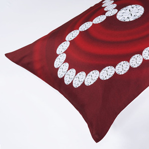 Parure de lit romantique en microfibre 100% <span class=keywords><strong>imprimée</strong></span> en 3D avec motif de cœur rouge, housse de <span class=keywords><strong>couette</strong></span> de luxe en diamant, ensemble de draps légers - Product Image 4