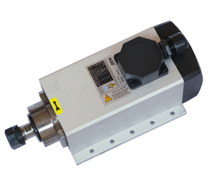 มอเตอร์แกนหมุน HQD ของแท้จากโรงงาน รุ่น ER20 3.5KW GDF53-18Z/3.5 ระบายความร้อนด้วยอากาศ 300HZ 18000RPM รูปทรงสี่เหลี่ยม MTC สำหรับเราเตอร์ HQD ของแท้จากโรงงาน - Product Image 3