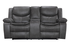 Sillón Reclinable Eléctrico Moderno con Masaje, Respaldo Reclinable, Sofá de Cuero con Consola para Apartamento y Dormitorio - Product Image 5