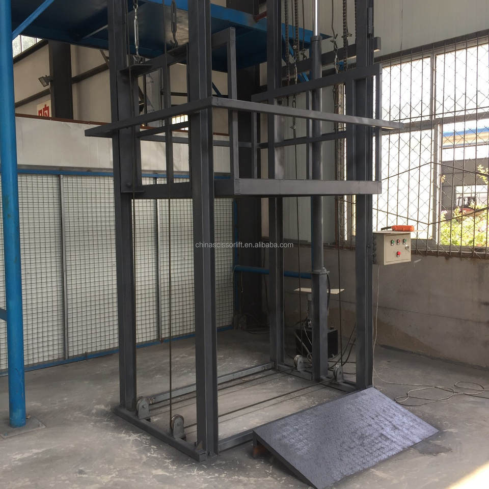 1000KG Guide Rail Cargo Lift Platform for Modern Efficient High ...