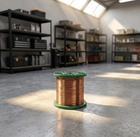 Alambre de Aluminio Revestido de Cobre Esmaltado Plano CCA/ECCA, Clase 155/180/200C, para Motores, Transformadores, Aplicaciones Industriales, Automotrices, Calefacción y Uso Aéreo