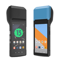 Lecteur NFC portable Android 13/14 Terminal mobile Pos à 4 cœurs Système de caisse Machine pour impression de reçus de billets de loterie