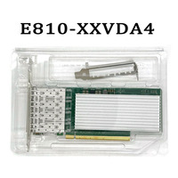 Adaptador de Red Inalámbrico E810-XXVDA4 10G/25Gb con 4 Puertos SFP28, Tarjeta de Servidor PCI Interna de Alta Velocidad, en Stock