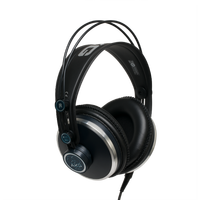 Audífonos de Estudio Semiabiertos AKG K240 MKII, Audífonos Profesionales de Alta Fidelidad para Audiófilos, Audífonos de Monitoreo con Cable para Escuela de Música y DAW