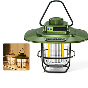 Wholesale Rechargeable Portable Retro <b>Camping</b> Lamp Outdoor Camp Tent <b>Led</b> hang Light - Product Image 2