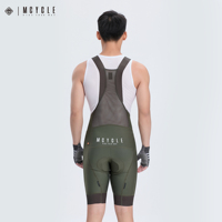 Cuissard de cyclisme aérodynamique Mcycle Cuissard à bretelles personnalisable avec texture tissu respirant pour l'équitation VTT sur route