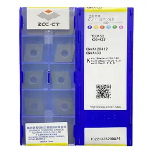 ZCC CNMA YBD152 CNMA120412 밀링 커터 삽입 CNC 절삭 공구 widia 카바이드 인서트 100% 원본