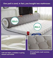 Surmatelas en mousse à mémoire de forme gel haute densité, haute qualité, pour soulager la pression, en mousse viscoélastique, mobilier de chambre