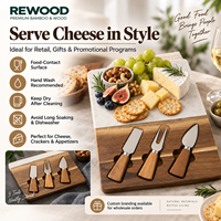 Planche à fromage en bois d'acacia et marbre, qualité alimentaire, OEM pour les programmes de vente au détail, gastronomie et réceptions