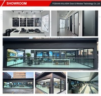 Superventas globales 5 + 20A + 5 ventanas de sistema de apertura mínima de aleación de aluminio interno de vidrio