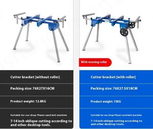 Soporte de Superficie de Trabajo Portátil para Máquina de Corte de 7-14 Pulgadas, Sierra Ingletadora Fácil de Operar en Maquinaria para Trabajar la Madera - Product Image 5