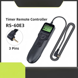 Honpnk RS-60E3 Hẹn Giờ Điều Khiển Từ Xa Màn Hình LCD <span class=keywords><strong>DSLR</strong></span> Máy Ảnh Hẹn Giờ Màn Trập Điều Khiển Từ Xa Cho Canon 1000D 450D - Product Image 4