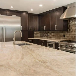 Losas de Cuarzo Taj Mahal de Primera Calidad, Modernas y Pulimentadas, para Cocina, Sala de Estar, Isla, Encimera, Personalizables, de Lujo - Product Image 2