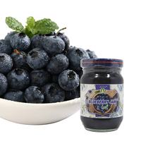 JOLION OEM Brand Super Quality BRC Halal Haccp Glass Jar Natural Fruit Jam Manufacturing Bulk Strawberry Jam and Blueberry Jam