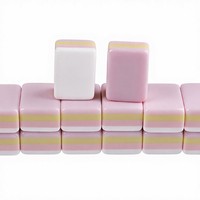 Ensemble Mahjong américain vert lilas de luxe personnalisé 4 couches acrylique support Sandwich Chinoiserie gingembre pot vents topiaire Jokers ensemble