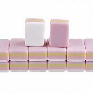Juego de Mahjong americano verde lila de lujo personalizado 4 capas acrílico sándwich respaldo Chinoiserie jengibre tarro vientos Topiary Jokers Set - Product Image 2