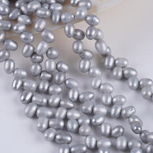 Zhuji Natural Freshwater Pearl <b>String</b> 18cm 5-6mm Rice Shaped Wheat Ear DIY Necklace <b>Bracelet</b> Material with Loose Pearls - Product Image 3