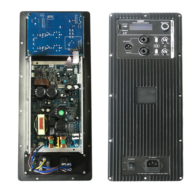Mellisong Popular High Quality Professional Class D Digital Amplifier Module for Active Speaker 350+80W Power 2.0 Channel CE