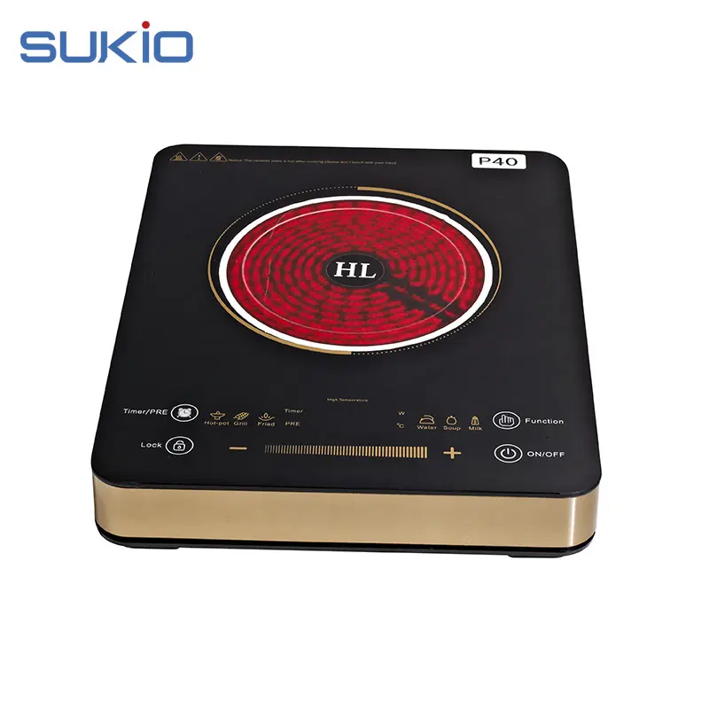Wholesale Price Thicker And Larger Body 2000W Easy Sensor Induction Cooker