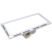 Ventilateur de plafond intégré 300x600 Ventilateur de ventilation Muet Ventilateur d'extraction haute puissance 30x60 plafond plaque de boucle en aluminium