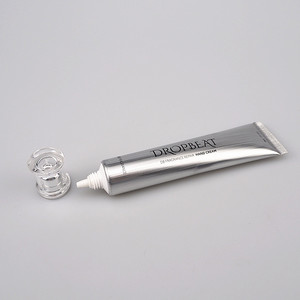 Tube souple sans huile cosmétique de bouclier <span class=keywords><strong>solaire</strong></span> vide de 35g avec capuchon en argent - Product Image 5
