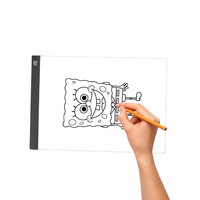 Bloc-notes de dessin A4 Led Light Luminous Board Artist Tracing Tattoo Table Pad Tracing Board Light Box Pad