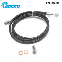 ADDCO pour 92-00 Honda Civic maître complet à ligne de câble d'embrayage cylindre esclave noir EPAA01G112