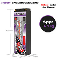 Baterai Lipo GNB GAONENG 2S 9000MAH 7.6V 130C Stick Pack Baterai Tegangan Tinggi untuk Mobil Balap RC 1:8 1/8