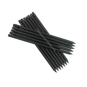 Black Wood HB <b>Pencil</b> with Eraser - Product Image 3